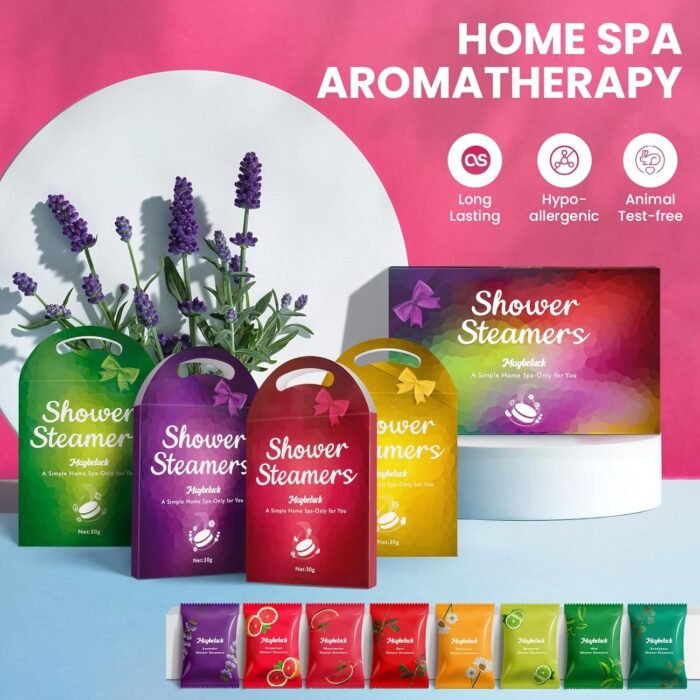 Shower Steamers Aromatherapy-24 Packs Shower Bombs of Natural Essential Oils, Personal Self Care, Stocking Stuffers Christmas Gifts for Women Men Adults - Image 4