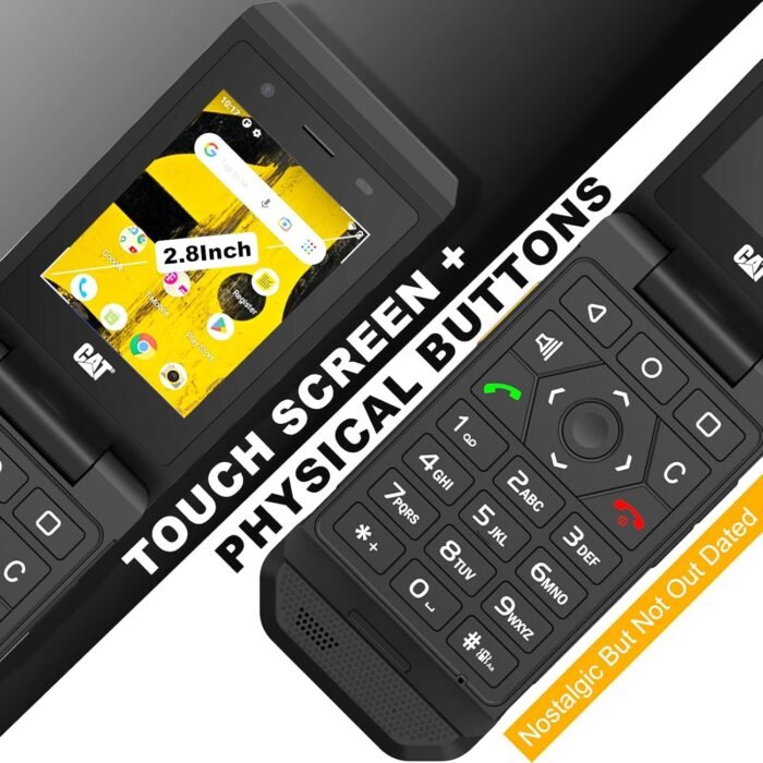CAT S22 Rugged Flip Phone (16GB) 2.8" Touchscreen Smart Cell Phone Android 11, IP68 Water Resistant, T-Mobile 4G LTE GSM Single Nano Slot,Compatible with T-Mobile(New) - Image 5