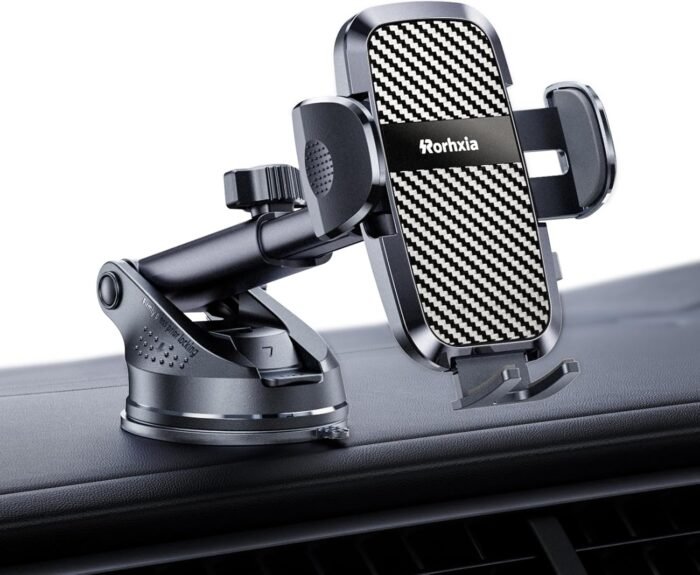 [2024 Newest Upgraded Strongest Military-Grade Phone Holders for Your Car 3in1 Cell Phone Car Mount Dashboard Vent Windshield Phone Holder Fit for iPhone 15 14 13 Pro Max