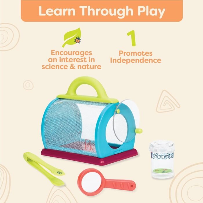 B. toys- Bug Bungalow- Bug Catching Kit- Sports & Outdoors- Insect Catching Set- Summer Toys- Educational & Developmental – 3 Years + - Image 3