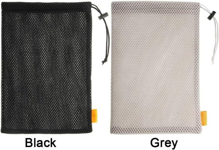 Xiaokeis Nylon Mesh Drawstring Pouch Bag for Mobile Phone and Electronic Gadgets, Storage Bag, Drawstring Carrying Case Cover Holder Protective Nylon Phone Pouch(Black,SIZE:5.5 Inch) - Image 9