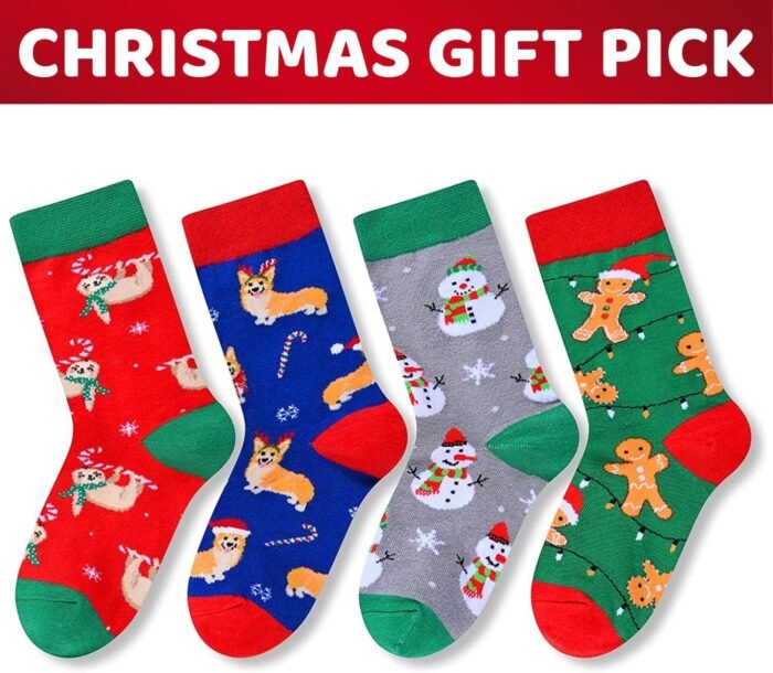 HAPPYPOP Christmas Gifts Stocking Socks for Teens - Secret Santa Socks, Xmas Stocking Stuffers for Kids - Image 2