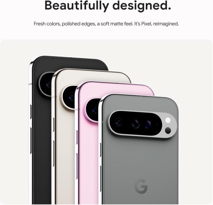 Google Pixel 9 Pro - Unlocked Android Smartphone with Gemini, Triple Rear Camera System, 24-Hour Battery, and 6.3" Super Actua Display - Obsidian - 128 GB - Image 7