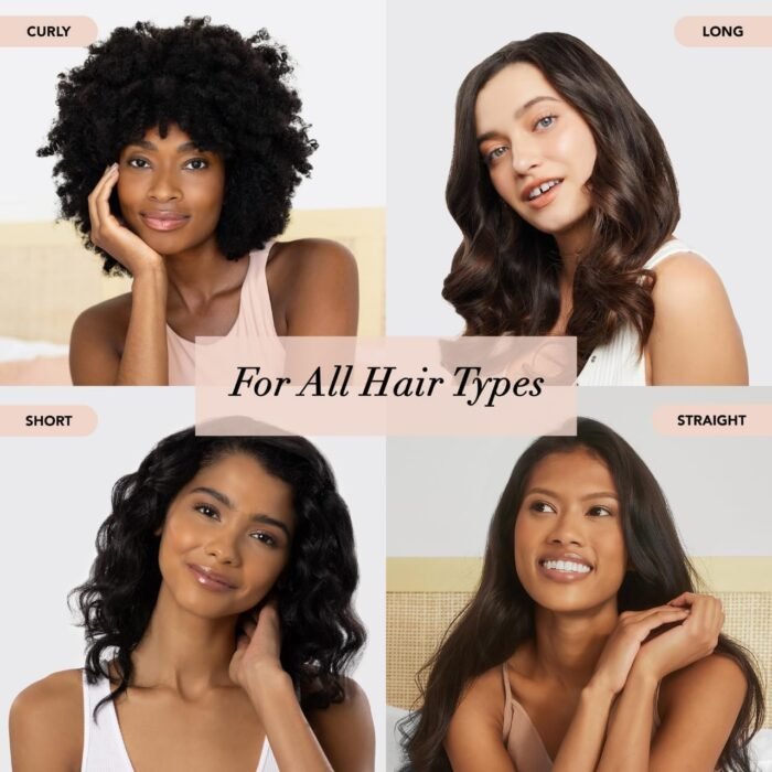 Kitsch Satin Heatless Curling Set - Heatless Hair Curlers to Sleep in - Heatless Curls Overnight - Heatless Curling Rod - No Heat Curls Overnight - Overnight Blowout Rods - Soft Hair Rollers - Sunset - Image 7