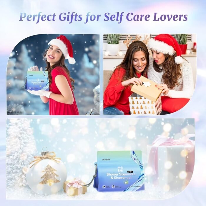 Shower Steamers Aromatherapy 6 Pack - Birthday Gifts for Women, 2-in-1 Shower Steamers and Body Wash, Stress Relief and SPA Gifts for Women Mom, Christmas Gifts Stocking Stuffers for Women Adults - Image 6