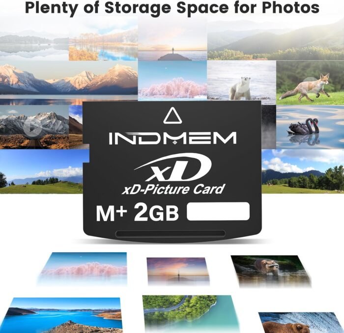 xD-Picture Card 2GB(Type M+) 2GB XD Flash Memory Cards for Olympus Fuji Fujifilm Old Digital Camera, Support Panorama Function,Create 3D Image and Digital Painting - Image 5