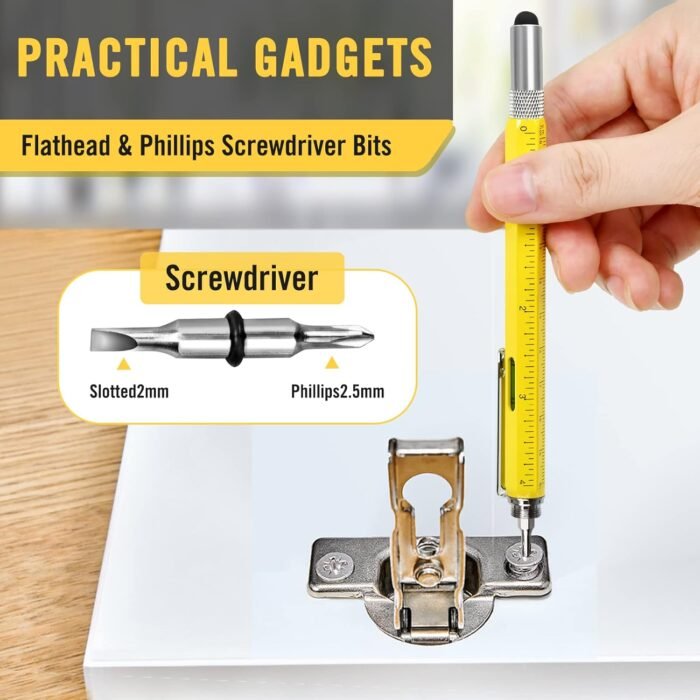 Stocking Stuffers for Men Multitool Pen: Mens Gifts for Christmas Unique White Elephant Gifts for Adults Useful, Gifts for Men Dads Who Want Nothing, Cool Gadgets EDC Tools for Men Birthday Gift Ideas - Image 4