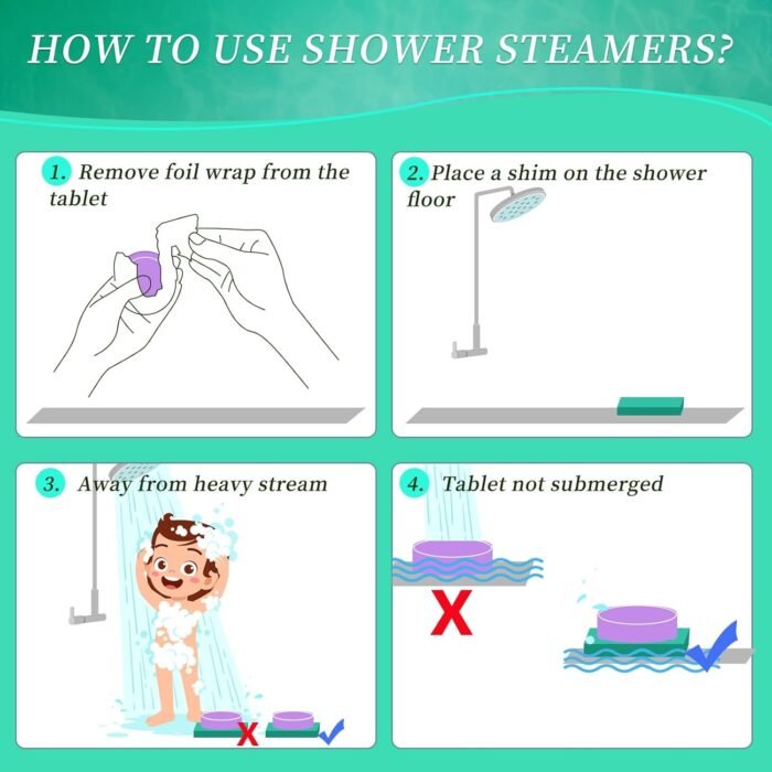 Shower Steamers Aromatherapy - 21Pcs Shower Bombs Birthday Gifts for Women Essential Oil, Nasal Relief, Self Care Spa Gifts for Women, Christmas Gifts for Mom, Stocking Stuffers for Women - Image 5