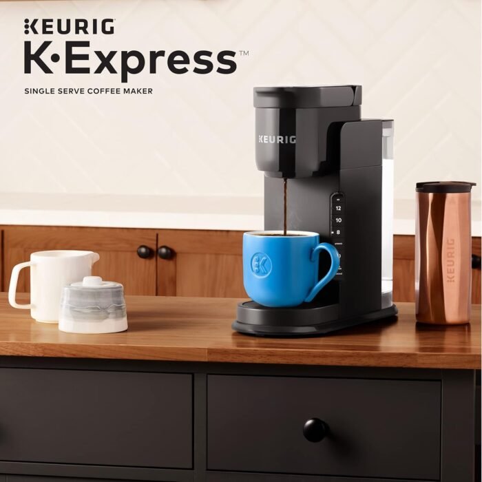 Keurig K-Express Single Serve K-Cup Pod Coffee Maker, 3 Brew Sizes, Strong Button Feature, 42oz Removable Reservoir, Black - Image 8