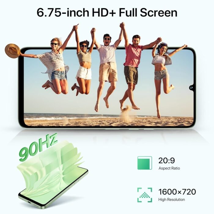 UMIDIGI G9 5G Cell Phone, Android 14 Unlocked Phones, 12(6+6) GB +128GB/1TB TF Expand, 5G Dual SIM, 50MP Camera, 6.75" HD+ 90Hz Display, AI Face & Fingerprint Unlock, 5000mAh Android Phone Green - Image 5
