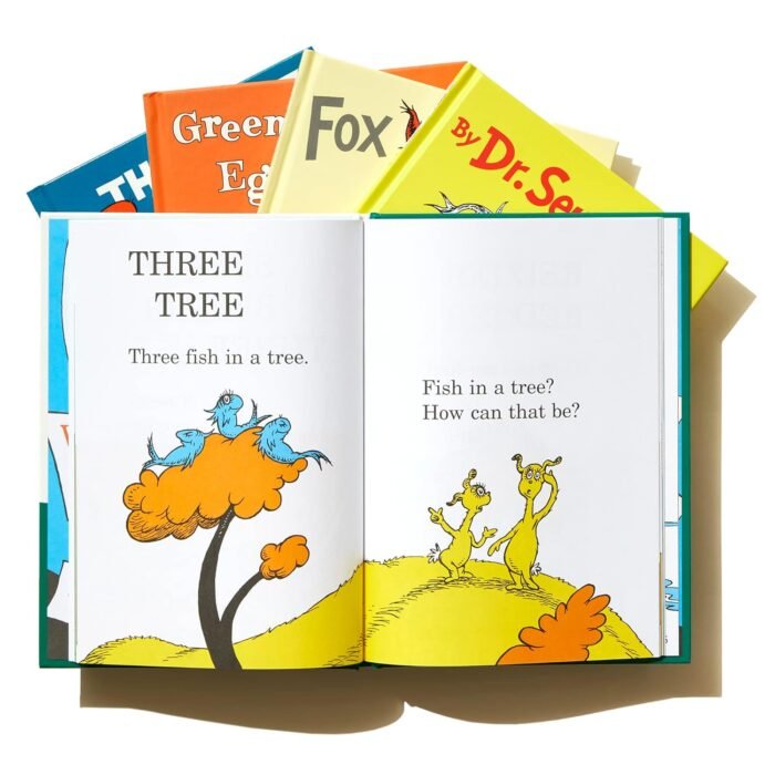 Dr. Seuss's Beginner Book Boxed Set Collection: The Cat in the Hat; One Fish Two Fish Red Fish Blue Fish; Green Eggs and Ham; Hop on Pop; Fox in Socks - Image 4