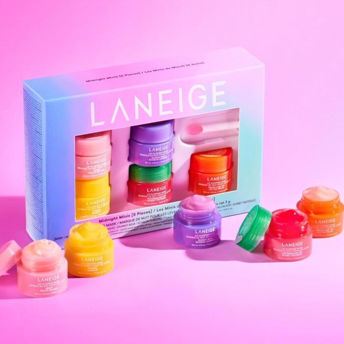 LANEIGE Lip Sleeping Mask: Nourish, Hydrate, Vitamin C, Murumuru & Shea Butter, Antioxidants, Flaky, Dry Lips - Image 5