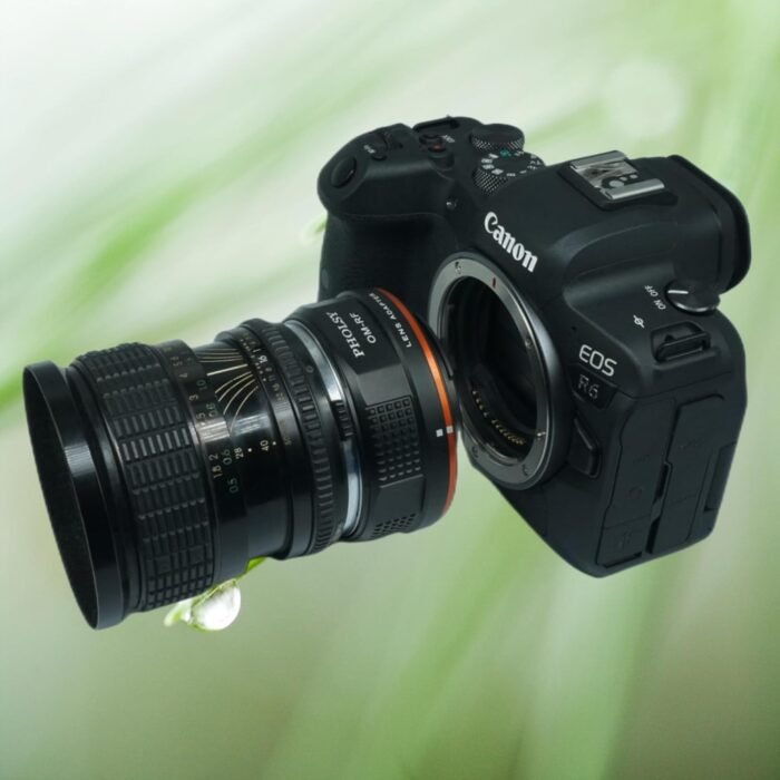 Lens Mount Adapter Manual Focus: Compatible with Olympus OM Lens to Canon RF (EOS R-Type) Camera Body - Image 3