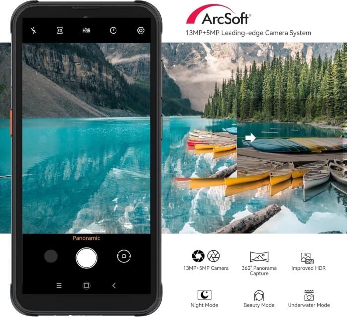 Blackview BV5200 Rugged Smartphone Unlocked, 7GB+32GB/1TB Expand Android Phone, IP68/IP69K Waterproof, 5180mAh Battery, 6.1" HD+13MP Camera, NFC, Glove Mode, Dual SIM Unlocked Phones, Face Unlock - Image 6