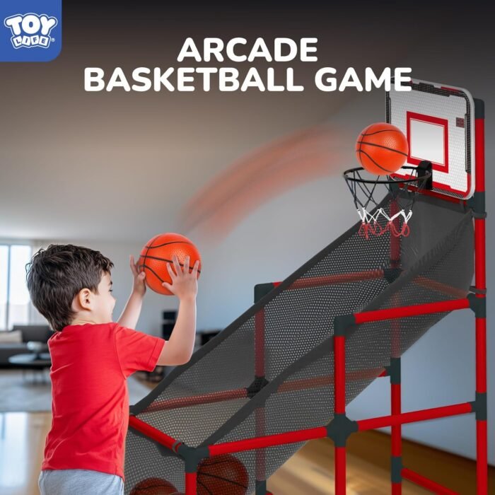 TOY Life Arcade Basketball Game Indoor, Basketball Arcade Game Indoor, Indoor Basketball Hoop for Kids 8-12, Arcade Games for Kids, Indoor Basketball Hoop Arcade, Toys for Kids Ages 5-7 Boys - Image 2
