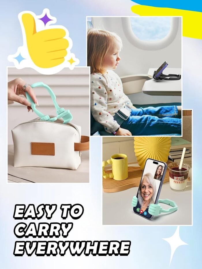 Stocking Stuffers Gifts for Teens Girls Cell Phone Stand: Upgrade for Women Adults Boys Kids Adjustable Lazy Thumbs Up Phone Holder for Desk Cool Gadgets Fun Gifts Ideas for Her Wife - Image 6