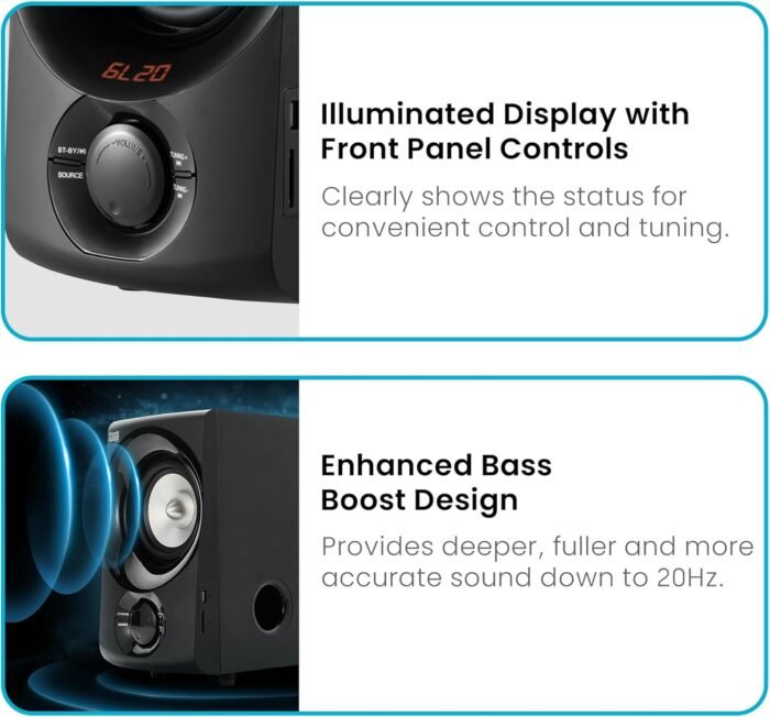 Acoustic Audio AA5171 5.1 Surround Sound Bluetooth Home Entertainment System - Image 7