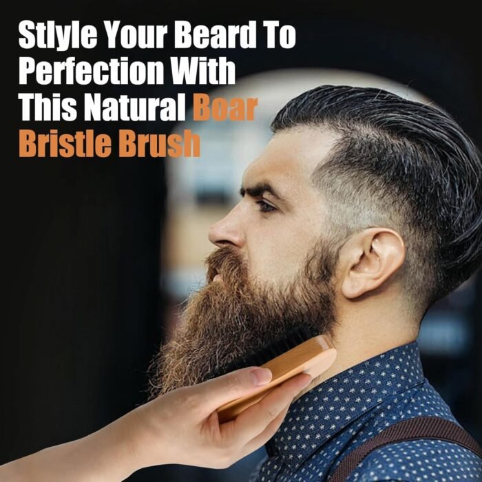 Stocking Stuffers for Men Beard Brush for Men Mens Stocking Stuffer Valentines Day Gifts for Him Mustache Christmas Anniversary Fathers Day Birthday Gifts for Boyfriend Husband from Wife Daughter Son - Image 2