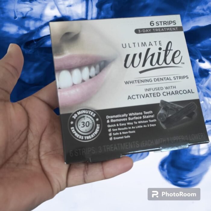 2 Pack Ultimate White Teeth Whitening Dental Strip Oral Care, Beauty & Personal Care, Self Care Kit, Teeth Stain Remover, Teeth Whitener, 12 Pieces, Red - Image 6