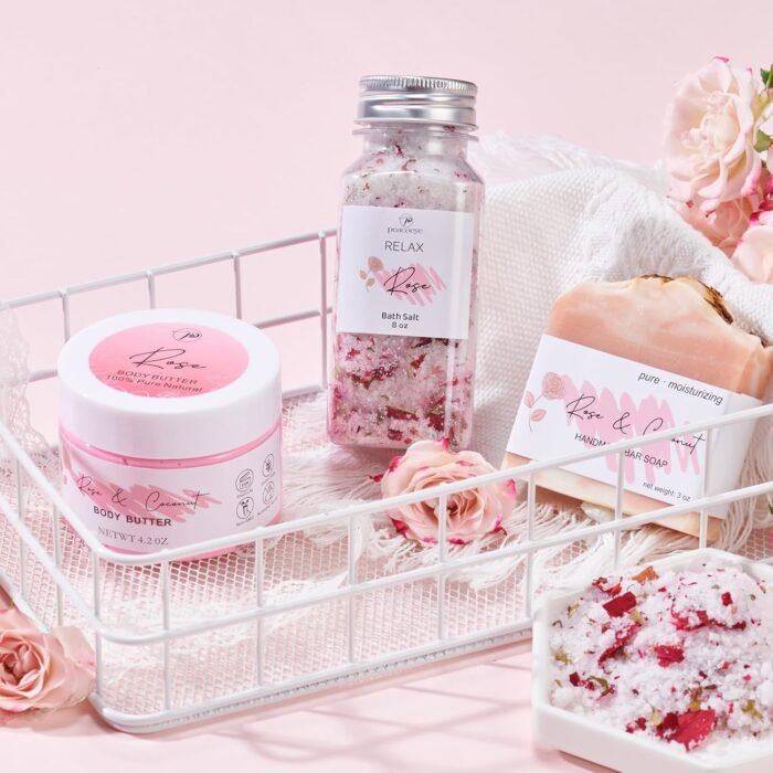 Spa Gifts for Women Christmas Gifts Bath Gift Baskets Relaxing Spa Self Care Gift for Mom Her Sister Wife Auntie Home Bath Care Package Thank You Gift Birthday Gift for Women Friendship Ideas - Image 4