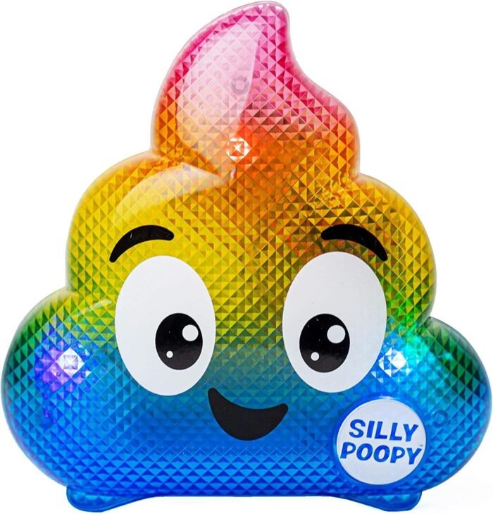 Silly Poopy's Hide & Seek by Relatable, The Talking, Singing, Rainbow Hide & Seek Toy, Fun Learning Toys for Toddlers, Interactive Toddler Toys, Hide and Seek Games, Includes Toy and 2 AA Batteries - Image 7