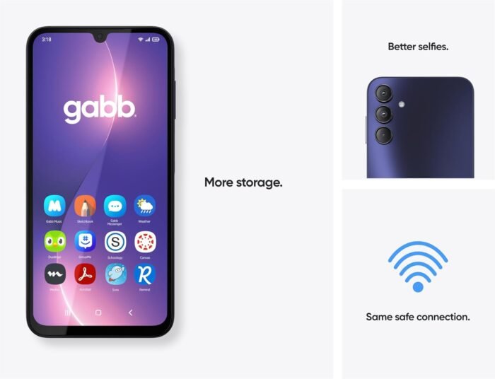 Gabb Phone 4 Pro: Phone for Kids & Teens - GPS Tracker for Kids, No Social Media, No Internet Browsers, Parental Controls, Talk & Text, Safe Messaging App for Kids, Safe Video Calls, 30 Activation Fee - Image 6