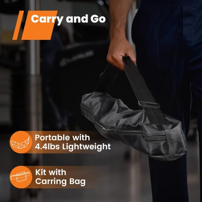 Rechargeable Work Light with Stand, GoGonova Cordless Work Light with Triple LED Lamps, 8AH Battery, 700/1200/2200 Lumen, 4000/6500K Dimmable Led Work Light Kit - Image 7