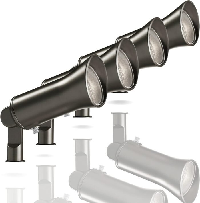 Kichler Landscape 28311-250-Lumen 3-Watt Olde Bronze LED Spot Light (4 Pack)