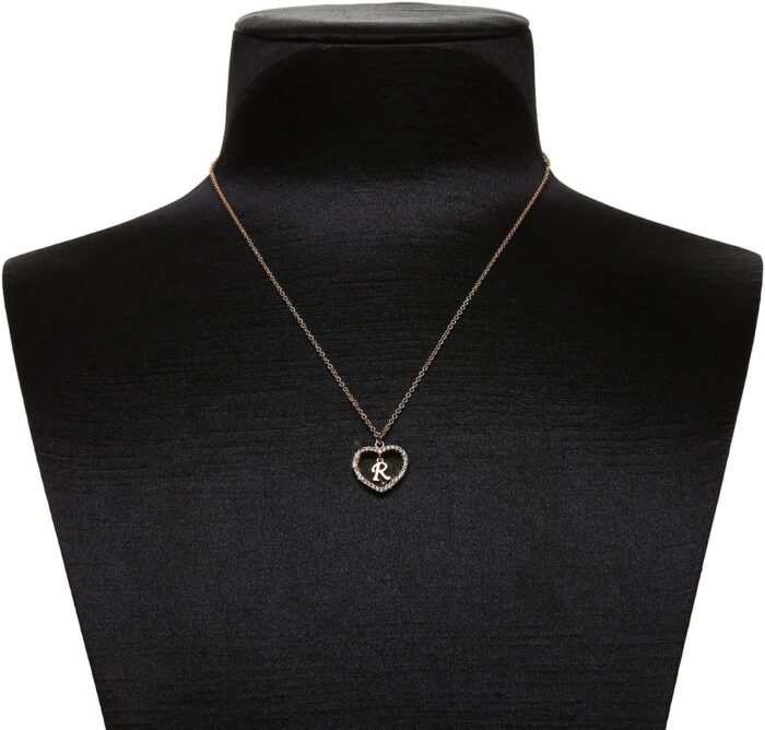 Letter Pendant Necklace A-Z Name Necklace Initial Necklace Women Jewelry Message Card - Image 7