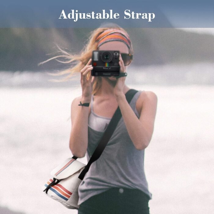 Fintie Camera Bag Compatible with Polaroid Now+ Generation 2 I-Type Instant Film Camera, Polaroid Now Gen 2nd, OneStep 2 VF, I-2 Instant Camera Travel Shoulder Case with Adjustable Strap Accessories - Image 5