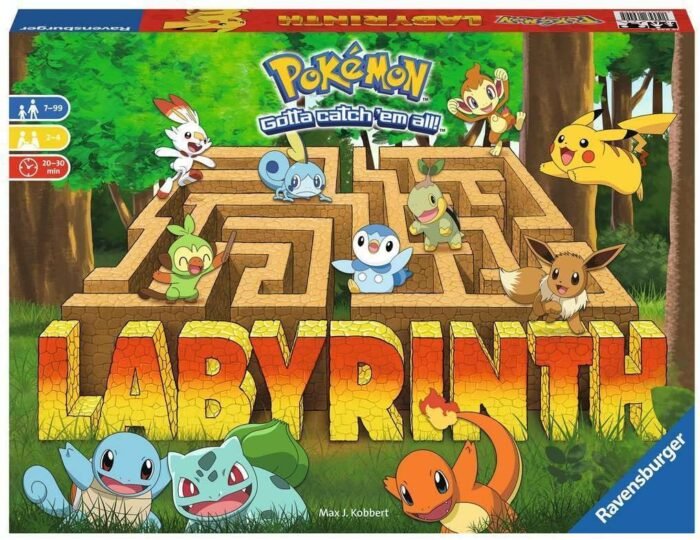 Ravensburger Pokemon Labyrinth - A Fun Family Board Game and Pokémon Toy for Kids & Adults | Age 7 & Up | Great Pokémon Gift | Engaging Gameplay | High Replay Value | 2 - 4 Players