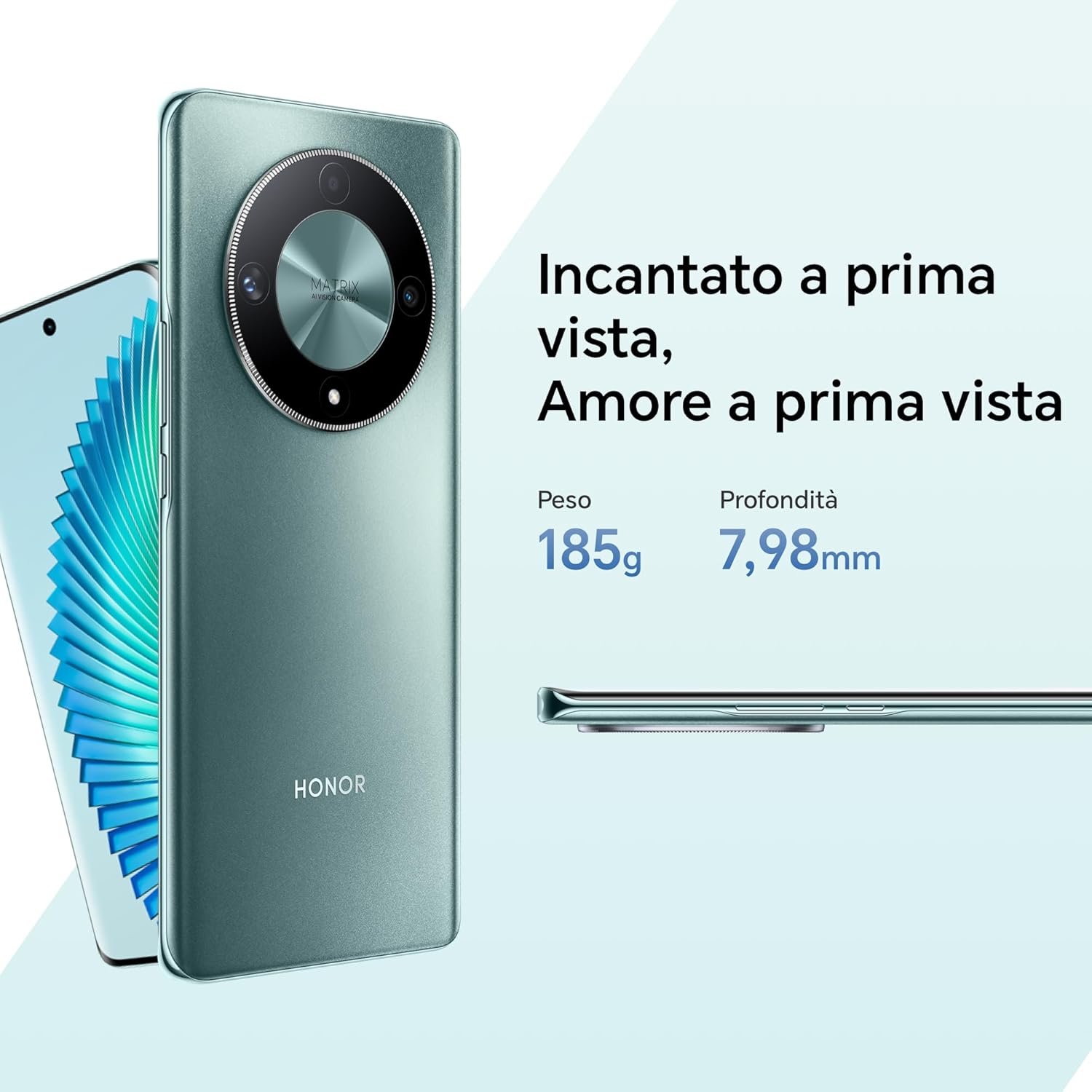 Honor Magic6 Lite Dual-SIM 256GB ROM + 8GB RAM (Only GSM | No CDMA) Factory Unlocked 5G Smartphone (Emerald Green) - International Version - Image 2