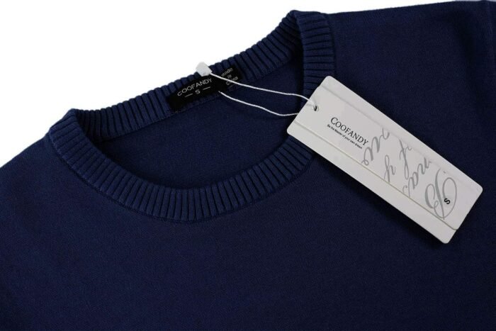 COOFANDY Men's Crew Neck Sweater Slim Fit Lightweight Sweatshirts Knitted Pullover for Casual Or Dressy Wear - Image 4