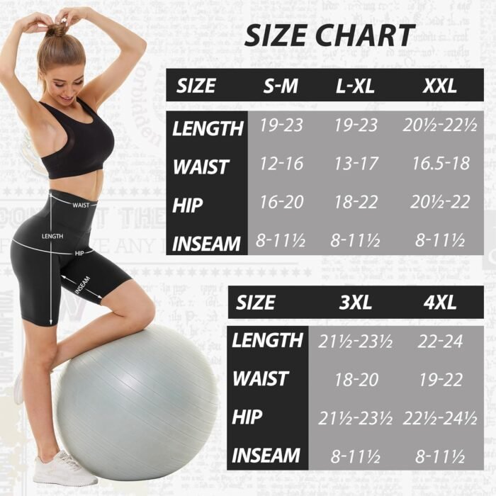 Sundwudu 4 Pack Biker Shorts for Women - 3‘’5”/8” High Waist Tummy Control Summer Workout Shorts for Running Yoga Athletic - Image 4