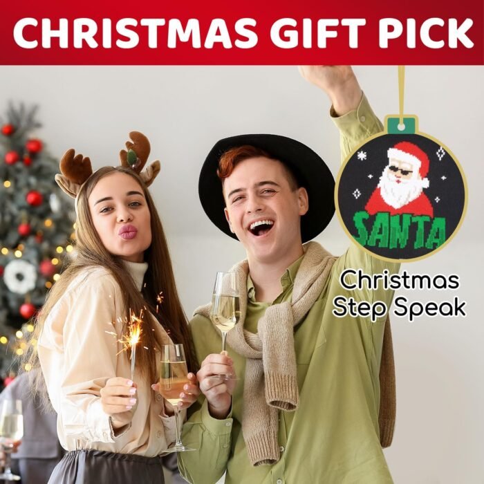 HAPPYPOP Christmas Gifts Stocking Socks For Men - Secret Santa Socks Xmas Stocking Stuffers For Him Dad Coach With Greeting Card - Image 6