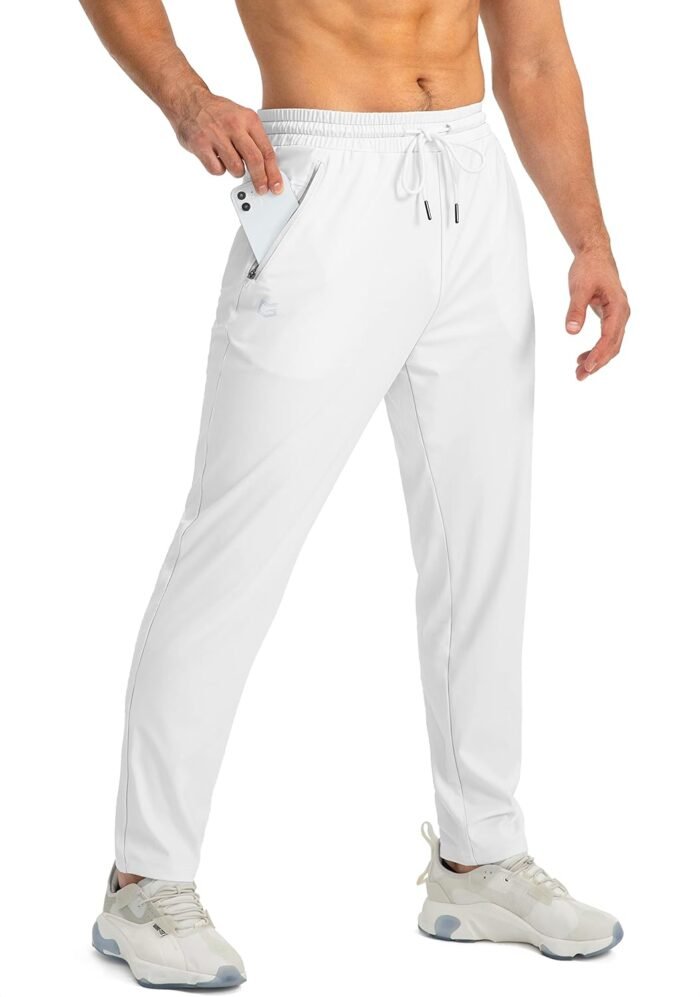 G Gradual Men's Sweatpants with Zipper Pockets Tapered Joggers for Men Athletic Pants for Workout, Jogging, Running - Image 2