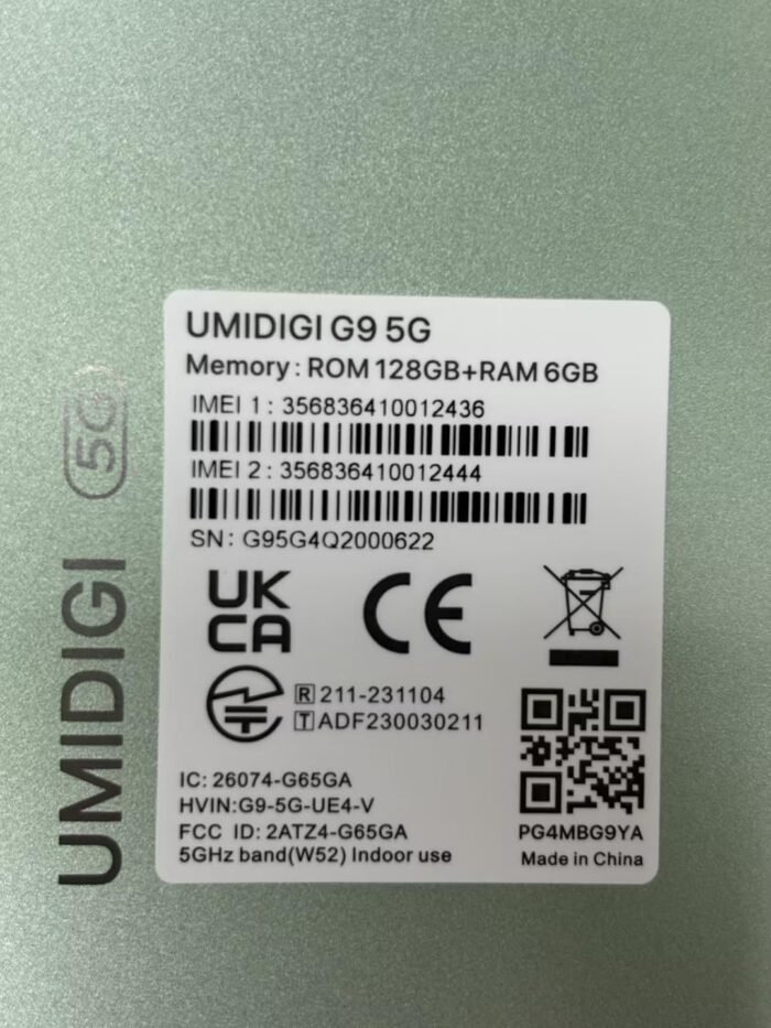 UMIDIGI G9 5G Cell Phone, Android 14 Unlocked Phones, 12(6+6) GB +128GB/1TB TF Expand, 5G Dual SIM, 50MP Camera, 6.75" HD+ 90Hz Display, AI Face & Fingerprint Unlock, 5000mAh Android Phone Green - Image 9