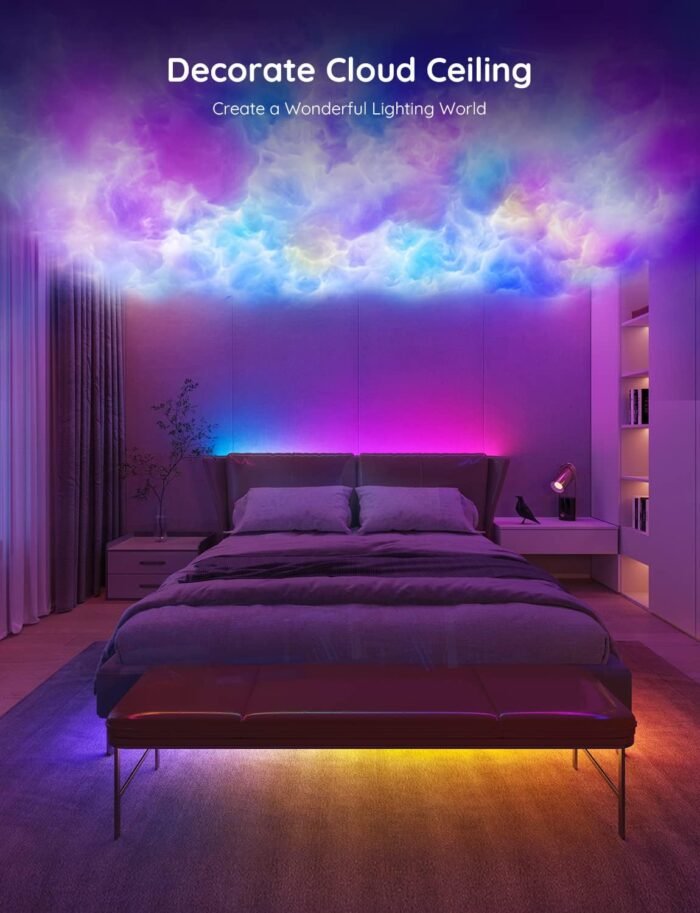 Govee RGBIC LED Strip Lights, Smart LED Lights for Bedroom, Bluetooth LED Lights APP Control, DIY Multiple Colors on One Line, Color Changing LED Strip Lighting Music Sync, Christmas Decor, 16.4ft - Image 5