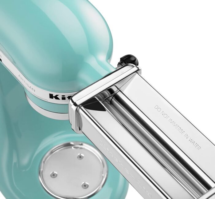 KitchenAid Artisan Series 5 Quart Tilt Head Stand Mixer with Pouring Shield KSM150PS, Removable bowl, Aqua Sky - Image 4