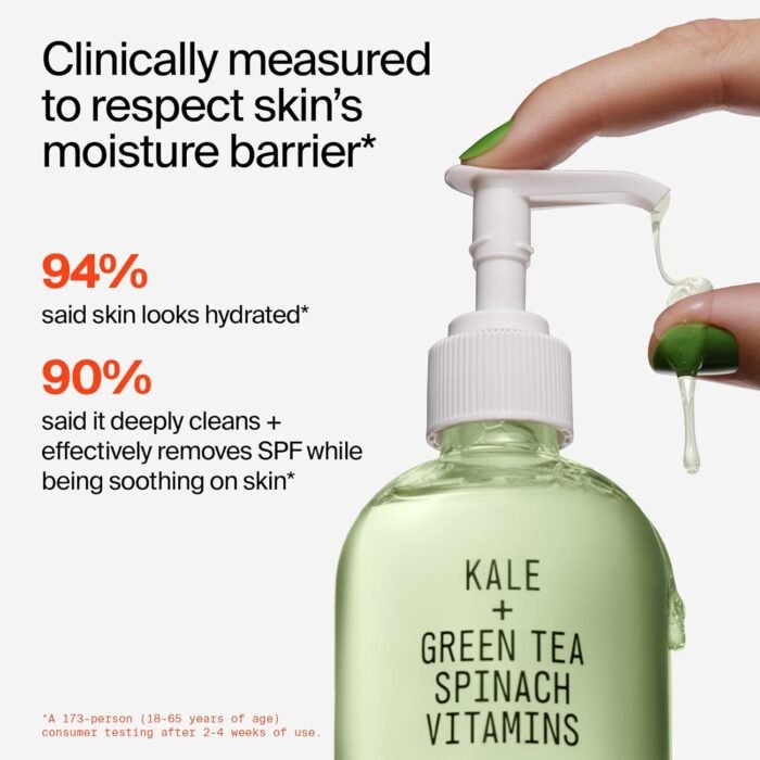 Youth To The People Superfood Facial Cleanser - Kale and Green Tea Cleanser - Gentle Face Wash, Makeup Remover + Pore Minimizer for All Skin Types - Vegan - Image 7
