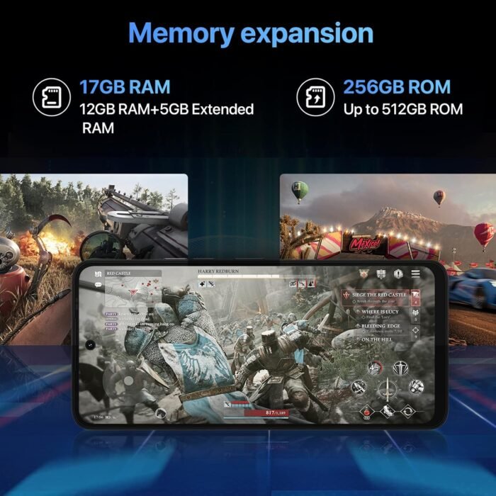 UMIDIGI Unlocked 5G Cell Phone,A13 PRO MAX 5G Smartphone 17GB+256GB Android 12 with 6.8" Full Screen,64+5+5MP AI Triple Camera MediaTek Dimensity 900,5150mAh Battery Smartphones,WiFi 6.0,Warranty - Image 4
