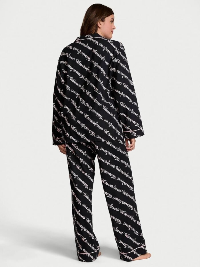 Victoria's Secret Flannel Pajama Set, Long Sleeve Button Down Shirt & Pants Set, Sleepwear for Women (XS-XXL) - Image 2