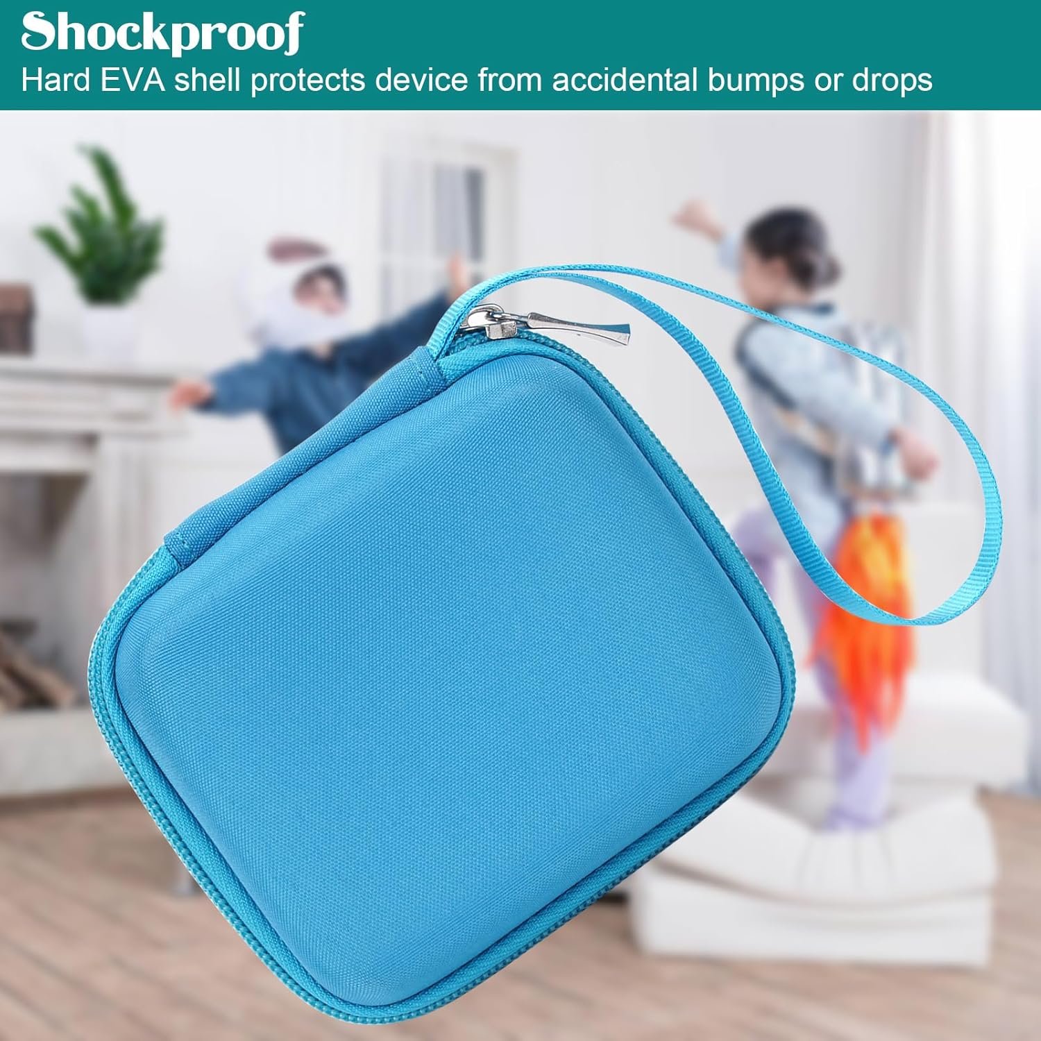 MGZNMTY Travel Carrying Case for Bitzee Disney/Bitzee Magicals/Bitzee Digital Pet Interactive Virtual Toy, Protective Storage Holder for Electronic Gadgets Toys for Kids (Case Only) (Magical Blue) - Image 3