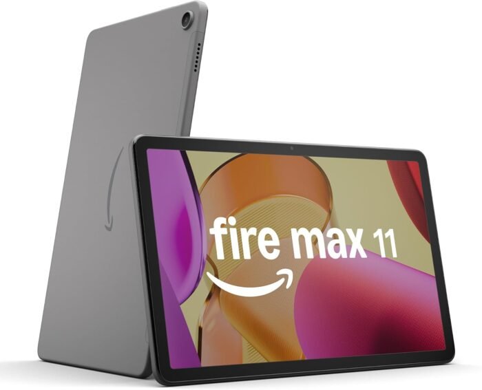 Amazon Fire Max 11 tablet (newest model) vivid 11” display, all-in-one for streaming, reading, and gaming, 14-hour battery life, optional stylus and keyboard, 128 GB, Gray, without lockscreen ads - Image 2
