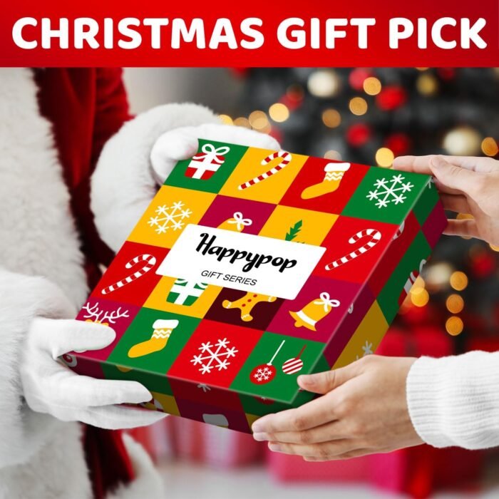 HAPPYPOP Christmas Socks for Women Men - Holiday Socks Gingerbread Socks, Christmas Gifts Stocking Stuffers Secret Santa Gifts for Teens - Image 6