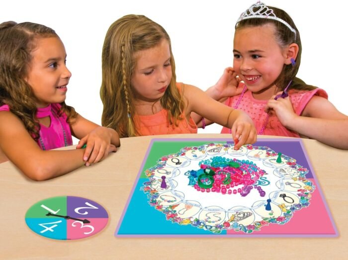 Pretty, Pretty, Princess with 1990's Artwork by Winning Moves Games USA, a Delightful Jewelry Dress-Up Game for 2-4 Players, Ages 5 and Up (1222) - Image 5