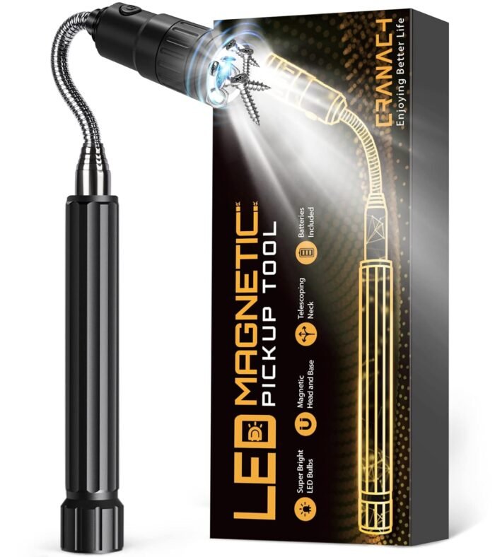 CRANACH Christmas Stocking Stuffer LED Telescoping Magnet Flashlight - Unique Gift for Men, Dad, Husband, Boyfriend, and Adults. Ideal Tool for Hard-to-Reach Places - Image 8