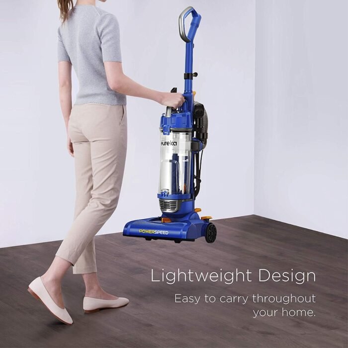 eureka NEU182A PowerSpeed Bagless Upright Vacuum Cleaner, Lite, Blue - Image 3