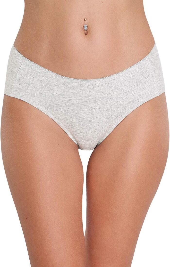 Altheanray Womens Underwear Cotton Underwear for Women Seamless Hipster Bikini Briefs Panties 6 Pack - Image 2