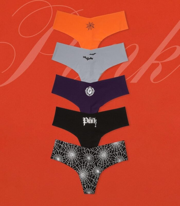 Victoria's Secret PINK Women's No Show Thong Underwear, Panties for Women, Multi Pack (XS-XXL) - Image 3